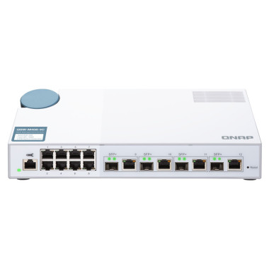 QNAP QSW-M408-4C commutateur réseau Géré L2 Gigabit Ethernet (10 100 1000) Blanc