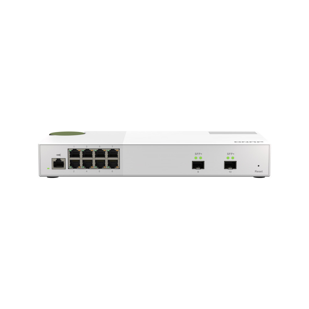 QNAP QSW-M2108-2S commutateur réseau Géré L2 2.5G Ethernet (100 1000 2500) Gris