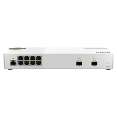 QNAP QSW-M2108-2S commutateur réseau Géré L2 2.5G Ethernet (100 1000 2500) Gris