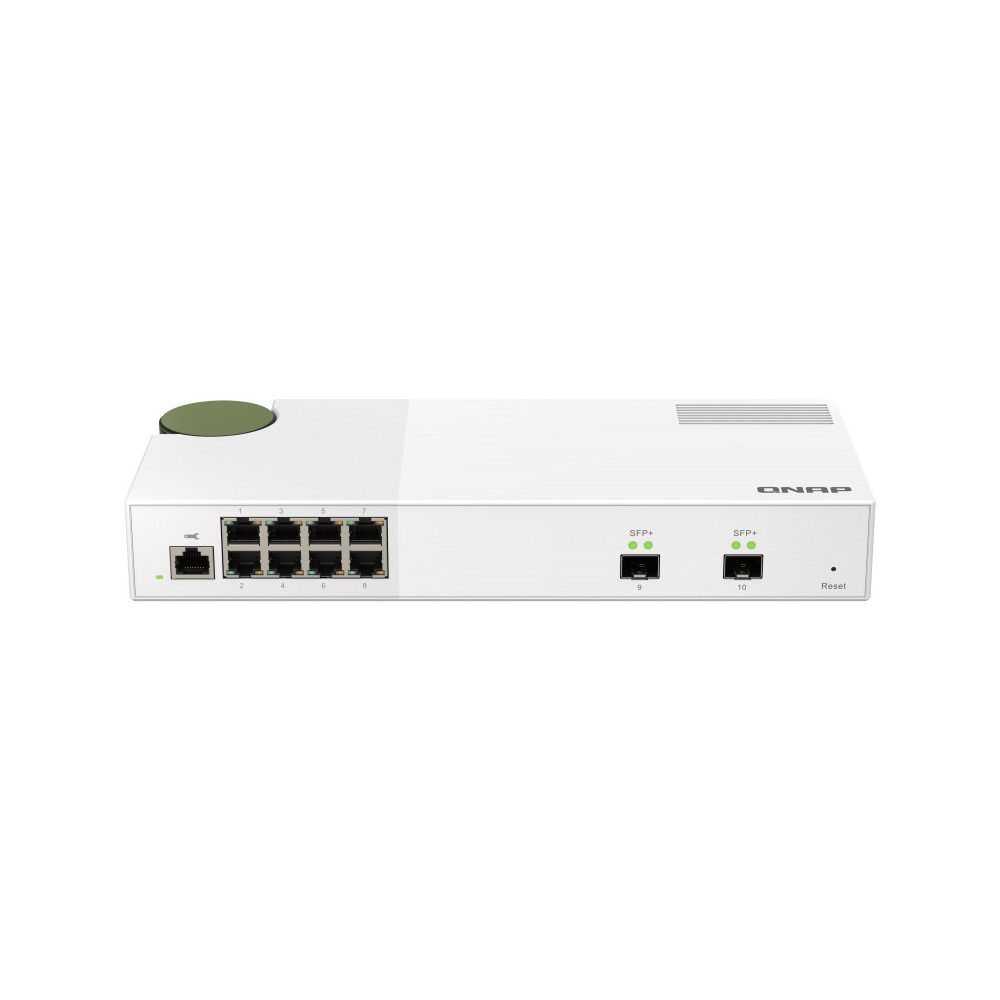 QNAP QSW-M2108-2S commutateur réseau Géré L2 2.5G Ethernet (100 1000 2500) Gris