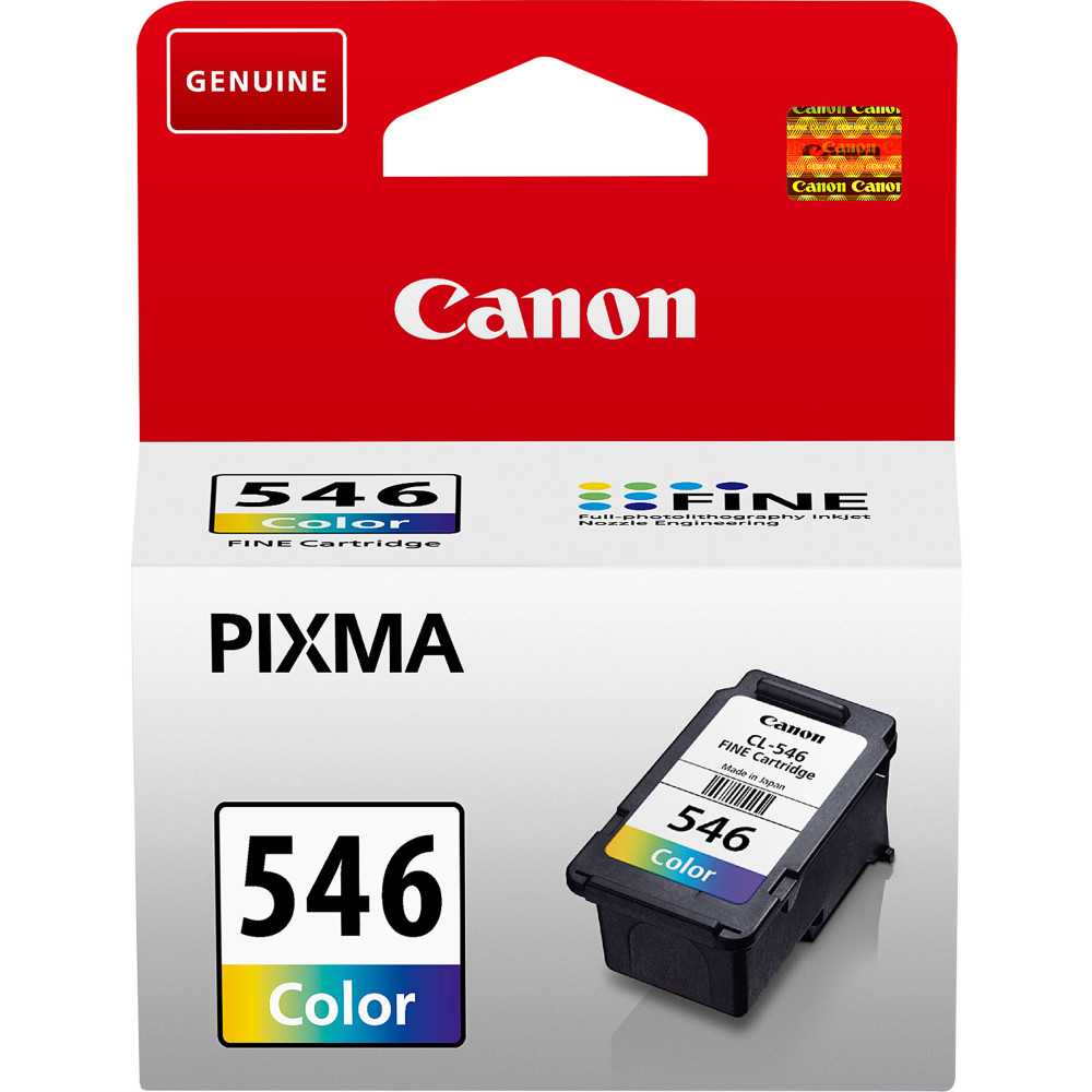 Canon Cartouche d'encre couleur C M Y CL-546 Canon Cartouche d'encre couleur C M Y CL-546