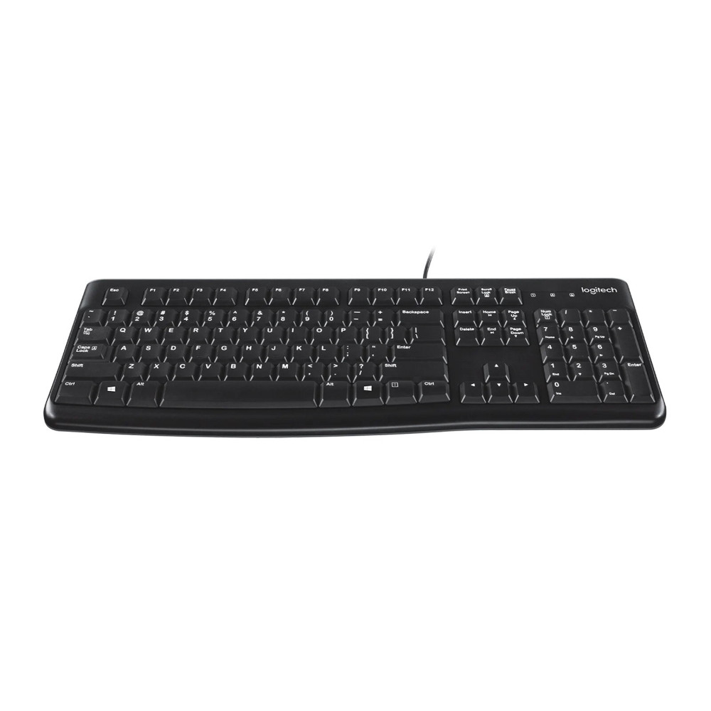 Logitech K120 Corded Keyboard clavier Universel USB AZERTY Français Noir