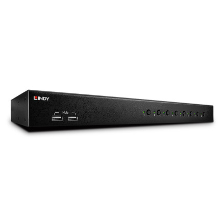 Lindy 39317 commutateur écran, clavier et souris Noir