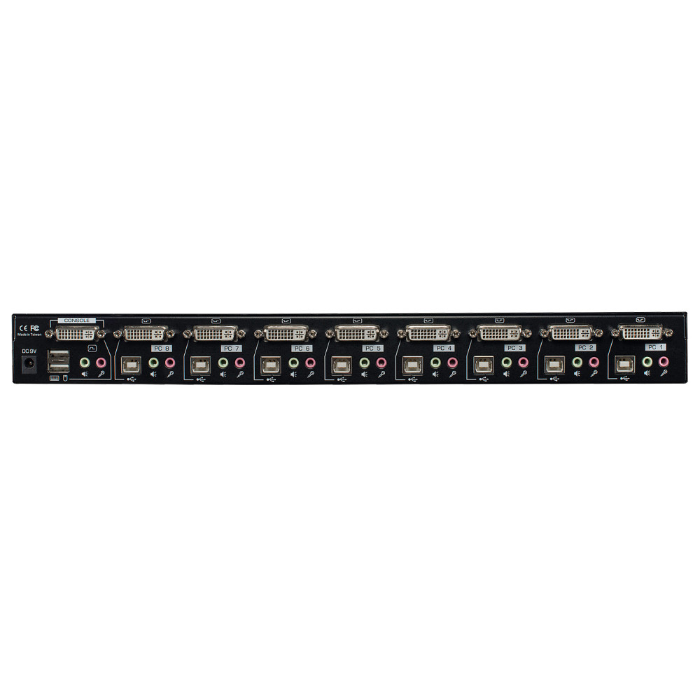 Lindy 39317 commutateur écran, clavier et souris Noir