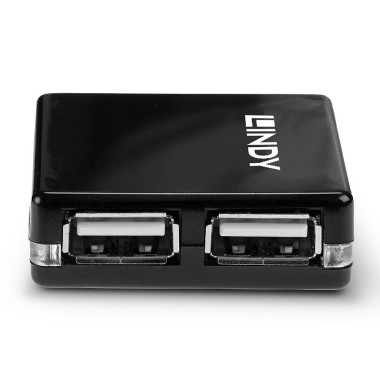 Lindy 42742 hub & concentrateur 480 Mbit s Noir