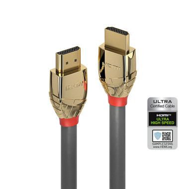 Lindy 37602 câble HDMI 2 m HDMI Type A (Standard) Gris