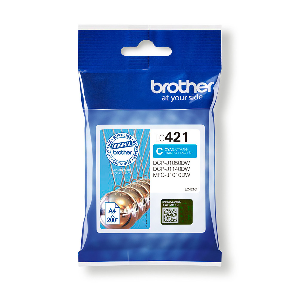 Brother LC421C - Cartouche d'encre originale - Cyan Brother LC421C - Cartouche d'encre originale - Cyan