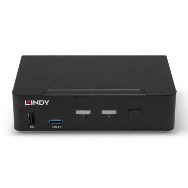 Lindy 39312 commutateur écran, clavier et souris Noir