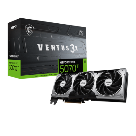 MSI00046224 MSI GeForce RTX 5070 Ti 16G VENTUS 3X OC