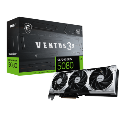 MSI00046226 MSI GeForce RTX 5080 16G VENTUS 3X OC PLUS