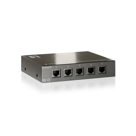 LevelOne AVE-9205 extension audio video Émetteur et récepteur AV Noir