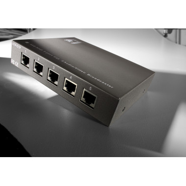 LevelOne AVE-9205 extension audio video Émetteur et récepteur AV Noir