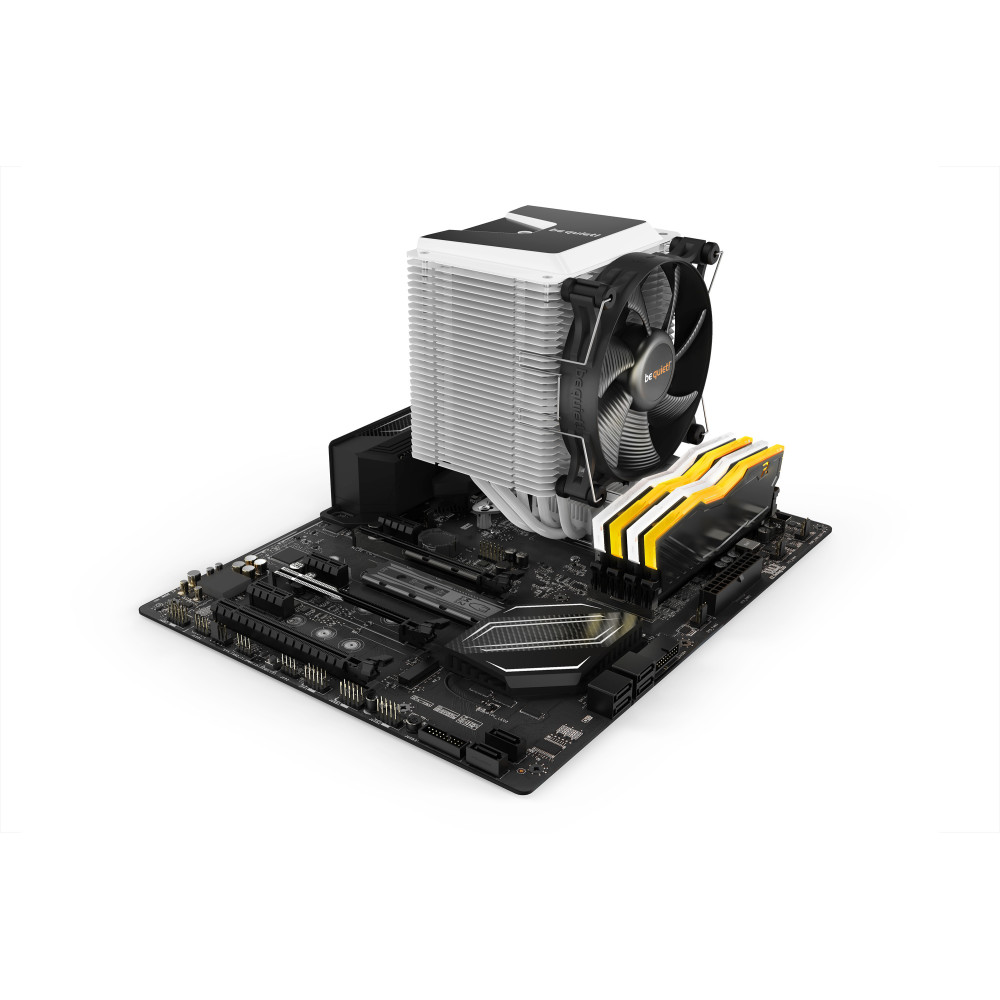 be quiet! Shadow Rock 3 White | Ventirad mono tour, noir, socket Intel et AMD