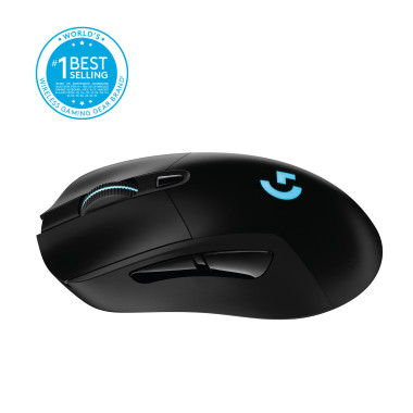 Logitech G G703 Ratón HLIGHTSPEED inalámbrico para gaming Con sensor HERO