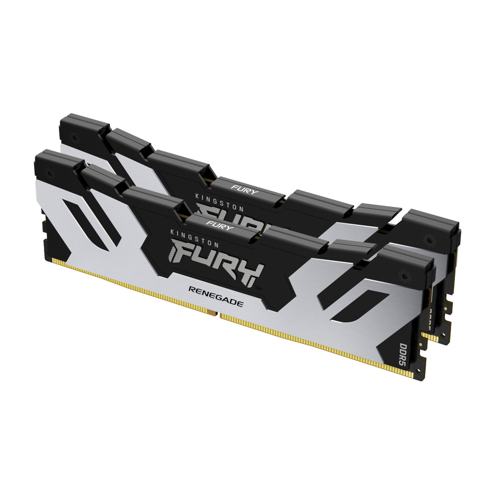 Kingston Technology FURY 96 Go 6000 MT s DDR5 CL32 DIMM (kit de 2) Renegade Argent XMP Kingston Technology FURY 96 Go 6000 MT s DDR5 CL32 DIMM (kit de 2) Renegade Argent XMP