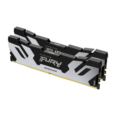 Kingston Technology FURY 96 Go 6000 MT s DDR5 CL32 DIMM (kit de 2) Renegade Argent XMP