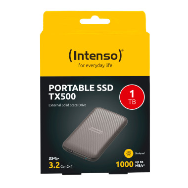 Intenso Lesen Schreiben bis zu 1000 MB s 1TB 1 To USB Type-C 3.2 Gen 2 (3.1 Gen 2) Marron
