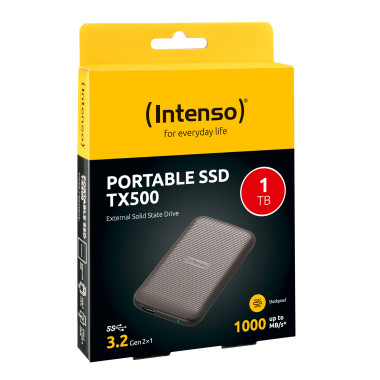 Intenso Lesen Schreiben bis zu 1000 MB s 1TB 1 To USB Type-C 3.2 Gen 2 (3.1 Gen 2) Marron