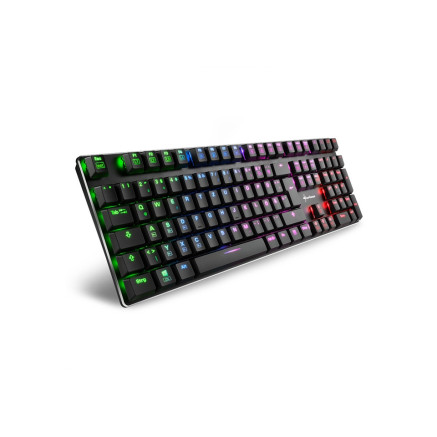Sharkoon PureWriter RGB clavier Jouer USB Allemand Noir