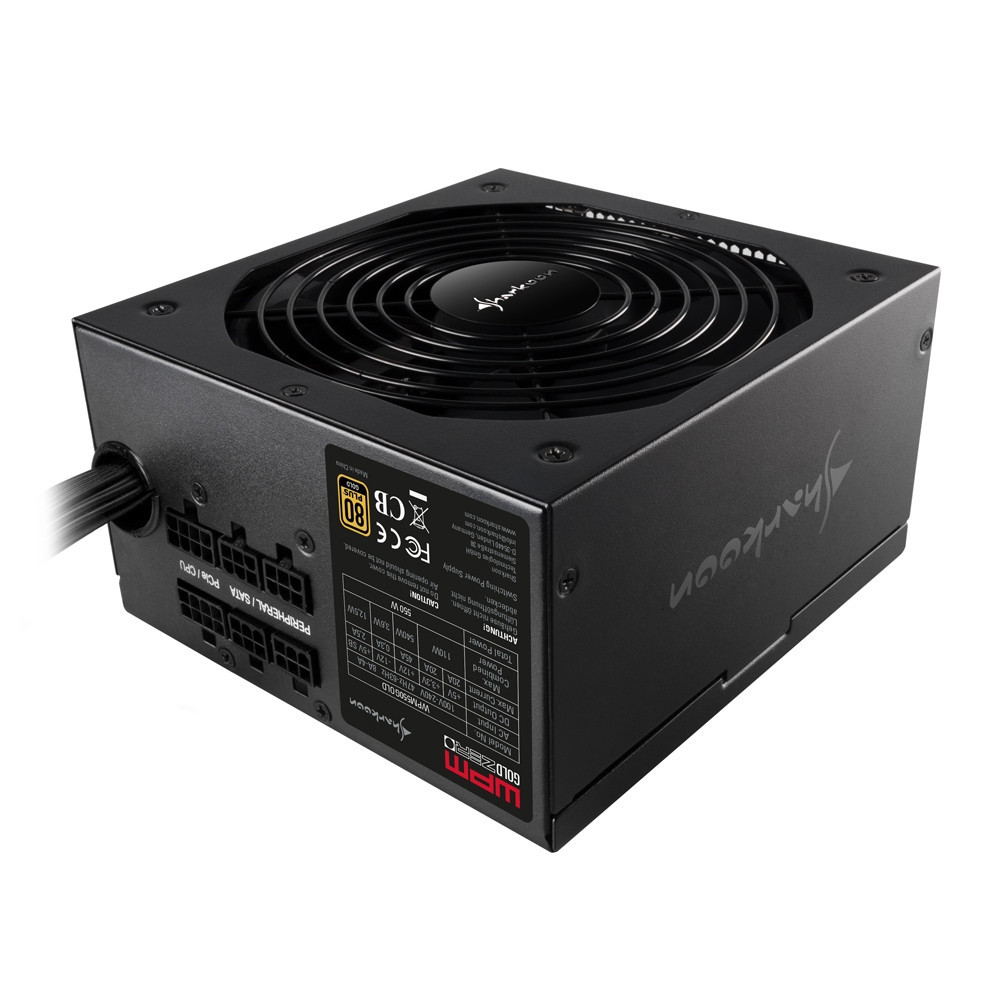 Sharkoon WPM Gold ZERO unité d'alimentation d'énergie 650 W 24-pin ATX ATX Noir