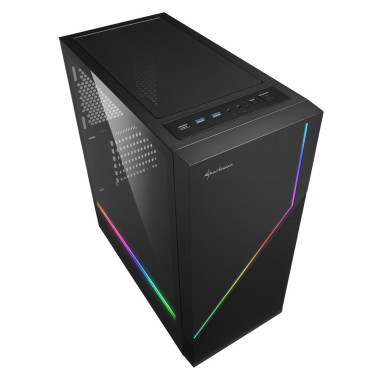 Sharkoon RGB FLOW Midi Tower Noir
