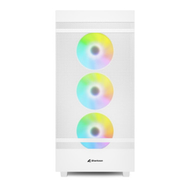 Sharkoon REBEL C50 RGB ATX Full Tower Blanc