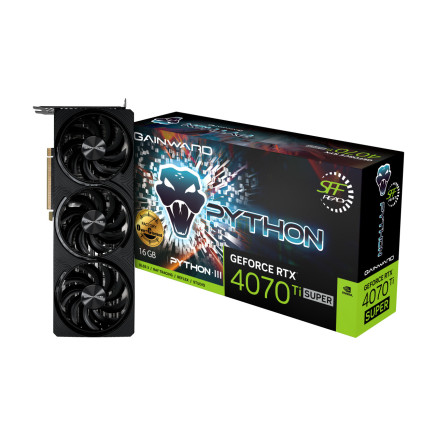 Gainward GeForce RTX 4070 Ti SUPER Python III OC NVIDIA 16 Go GDDR6X