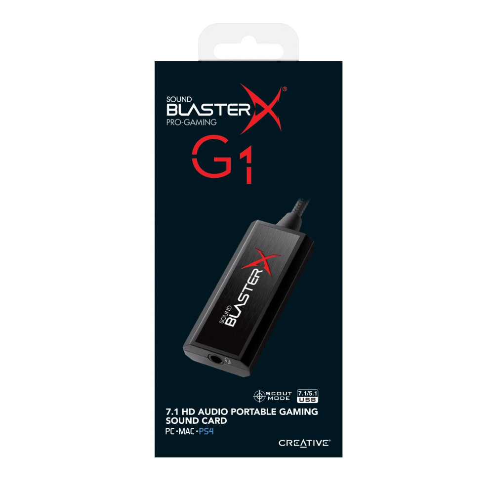 Creative Labs Sound BlasterX G1 7.1 canaux USB