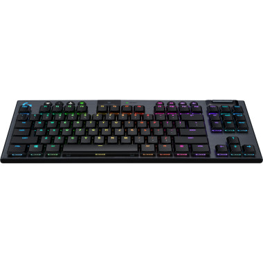 Logitech G G915 TKL Tenkeyless LIGHTSPEED Wireless RGB Mechanical Gaming Keyboard clavier Jouer USB QWERTZ Allemand Charbon