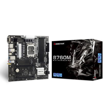 Biostar B760MZ-E PRO carte mère Intel B760 LGA 1700 micro ATX