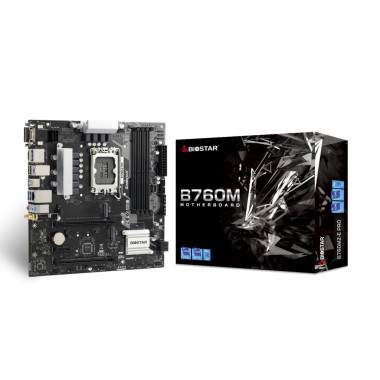 Biostar B760MZ-E PRO carte mère Intel B760 LGA 1700 micro ATX