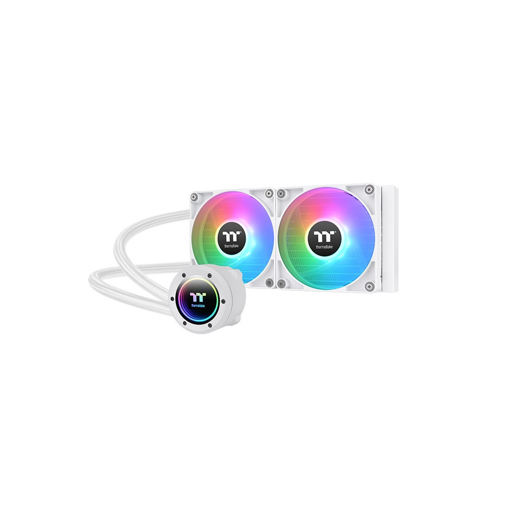 Thermaltake TH240 V2 ARGB Processeur Kit de refroidissement du liquide 24 cm Blanc 1 pièce(s) Thermaltake TH240 V2 ARGB Processeur Kit de refroidissement du liquide 24 cm Blanc 1 pièce(s)