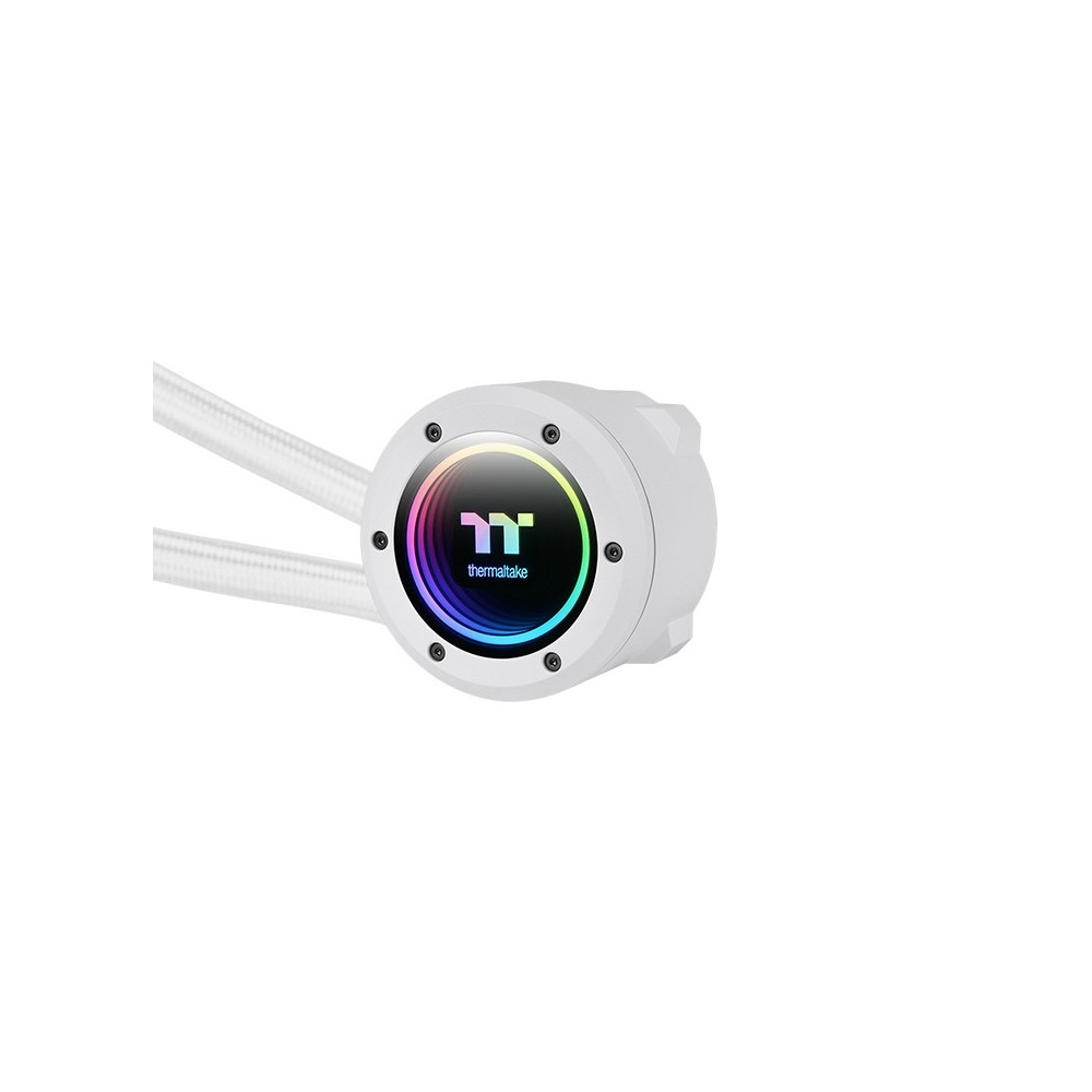Thermaltake TH240 V2 ARGB Processeur Kit de refroidissement du liquide 24 cm Blanc 1 pièce(s)