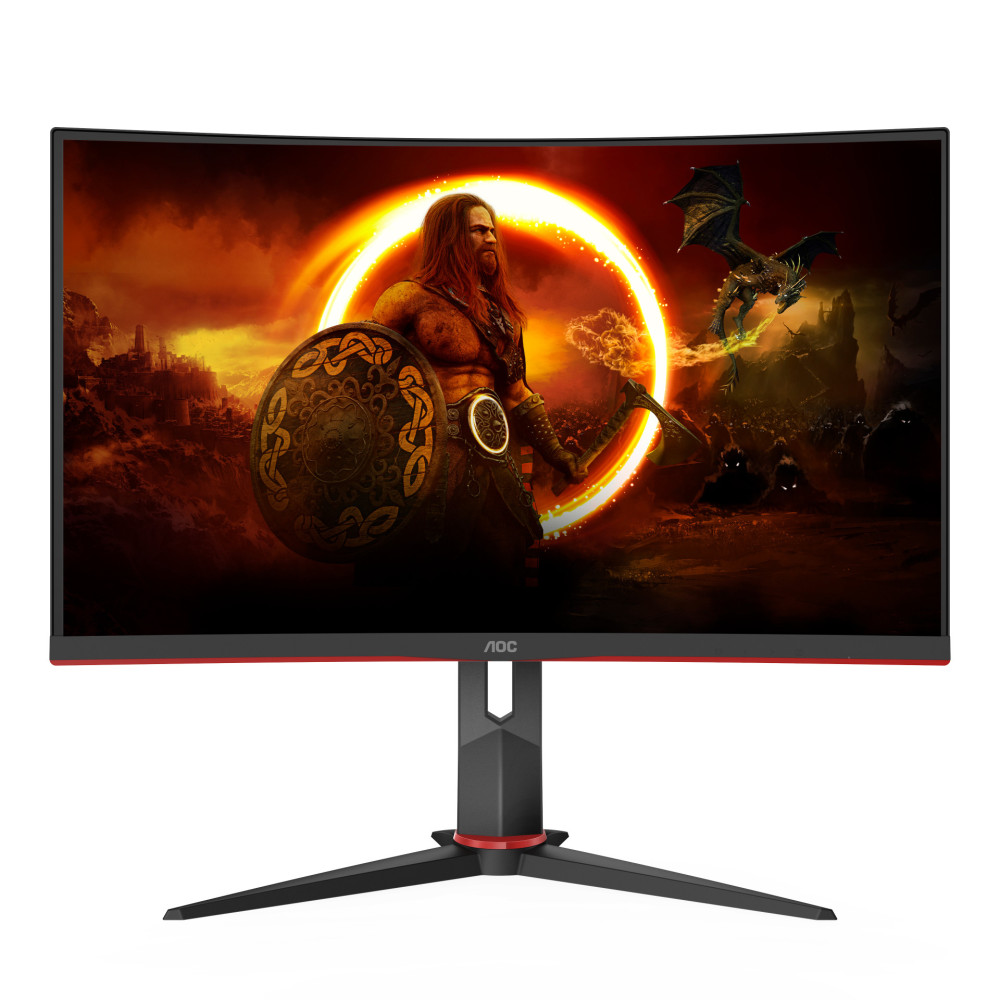 AOC CQ27G2S BK écran plat de PC 68,6 cm (27") 2560 x 1440 pixels Quad HD Noir, Rouge AOC CQ27G2S BK écran plat de PC 68,6 cm (27") 2560 x 1440 pixels Quad HD Noir, Rouge