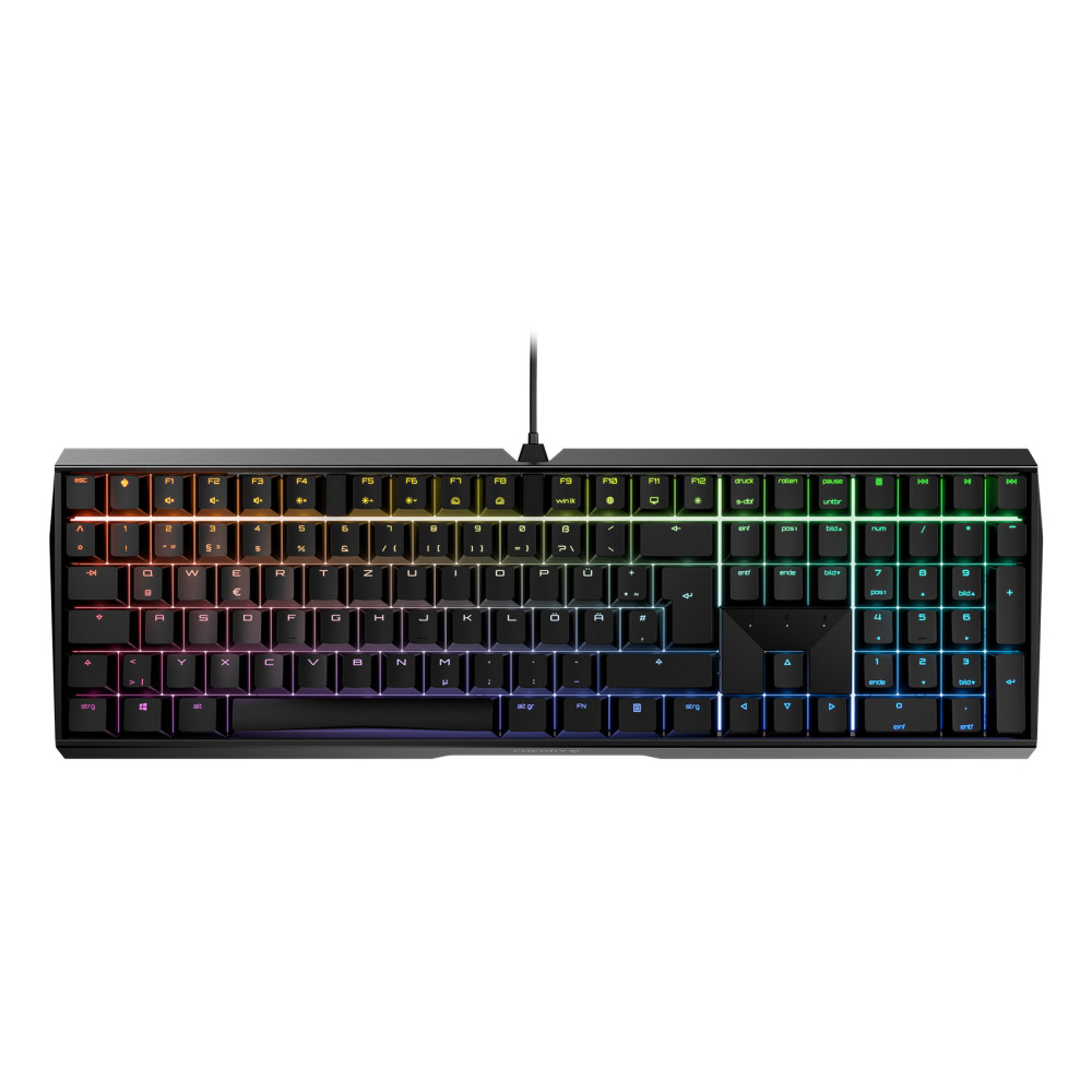 CHERRY MX 3.0S RGB clavier Jouer USB QWERTZ Allemand Noir CHERRY MX 3.0S RGB clavier Jouer USB QWERTZ Allemand Noir