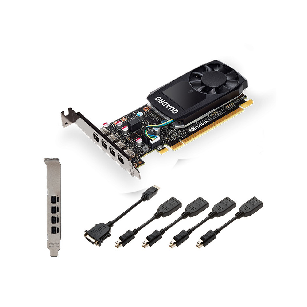 PNY VCQP1000V2-PB carte graphique NVIDIA Quadro P1000 V2 4 Go GDDR5 PNY VCQP1000V2-PB carte graphique NVIDIA Quadro P1000 V2 4 Go GDDR5