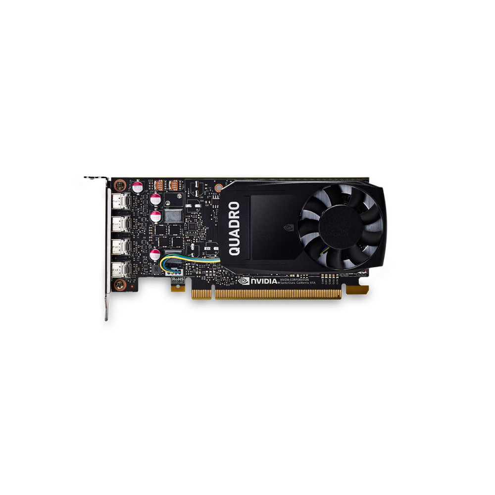 PNY VCQP1000V2-PB carte graphique NVIDIA Quadro P1000 V2 4 Go GDDR5
