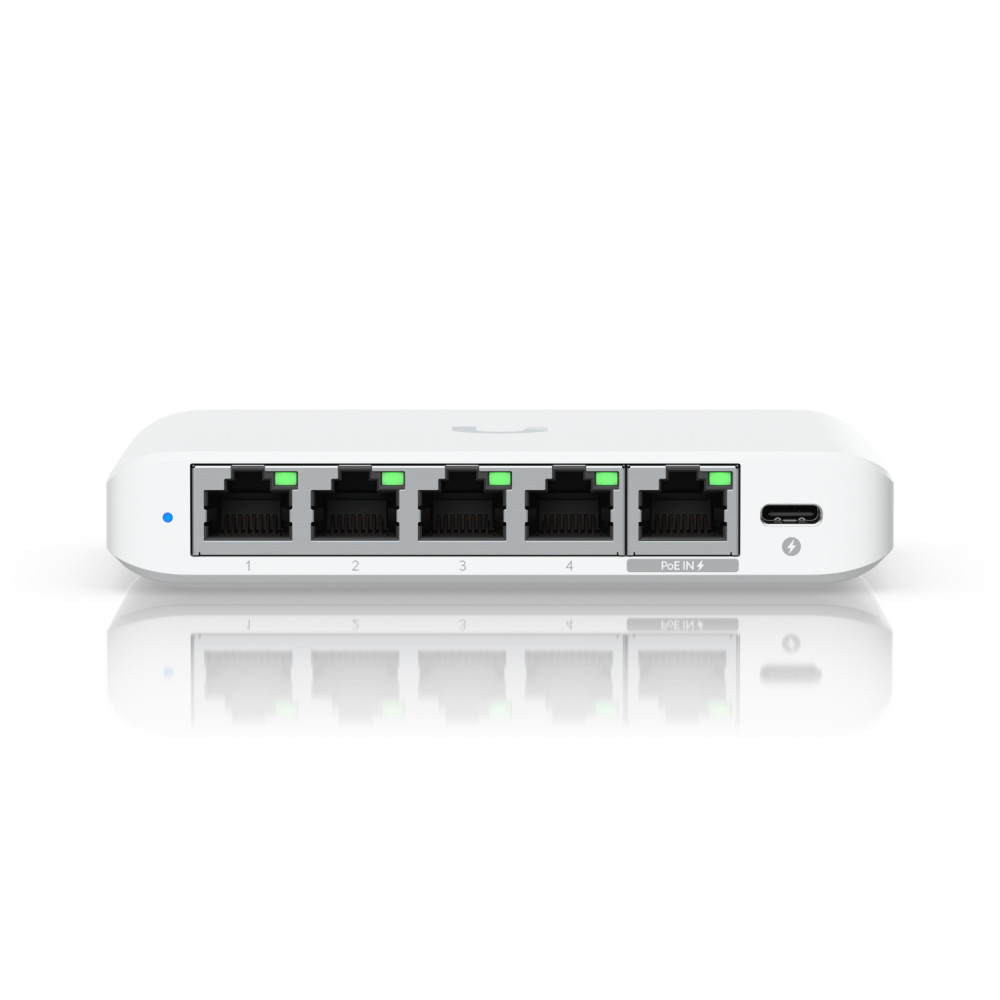 Ubiquiti UniFi Flex Mini 2.5G Géré 2.5G Ethernet (100 1000 2500) Connexion Ethernet, supportant l'alimentation via ce port Ubiquiti UniFi Flex Mini 2.5G Géré 2.5G Ethernet (100 1000 2500) Connexion Ethernet, supportant l'alimentation via ce port
