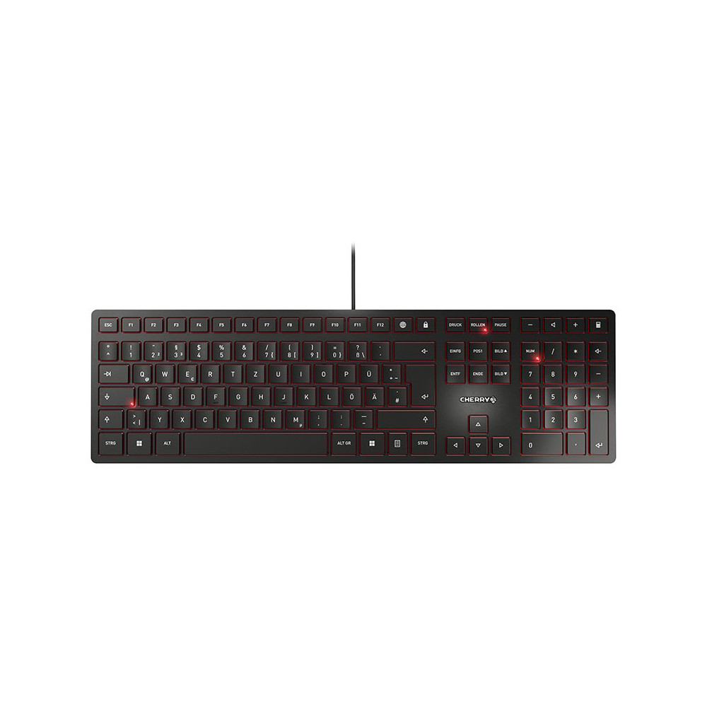 CHERRY KC 6000 Slim clavier Universel USB QWERTZ Allemand Noir CHERRY KC 6000 Slim clavier Universel USB QWERTZ Allemand Noir