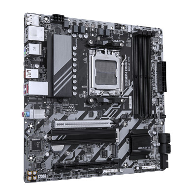 GIGABYTE B850M DS3H Carte Mère - Processeurs AMD Ryzen Série 9000, 16+2+2 phases VRM numériques, jusqu'à 8200MHz DDR5 (OC),