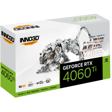 Inno3D N406T2-16D6X-178055W carte graphique NVIDIA GeForce RTX 4060 Ti 16 Go GDDR6