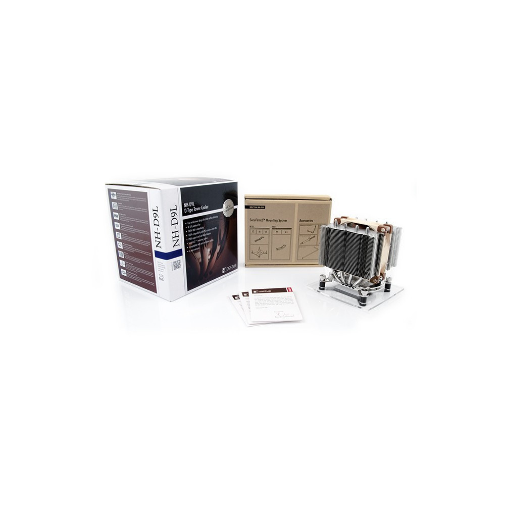 Noctua NH-D9L système de refroidissement d’ordinateur Processeur Refroidisseur 9,2 cm Métallique