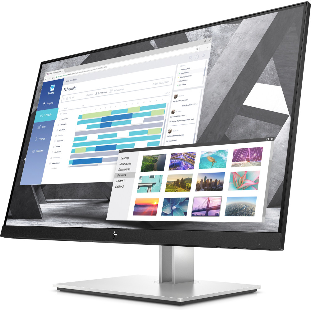 HP E-Series E27q G4 QHD écran plat de PC 68,6 cm (27") 2560 x 1440 pixels Quad HD Noir