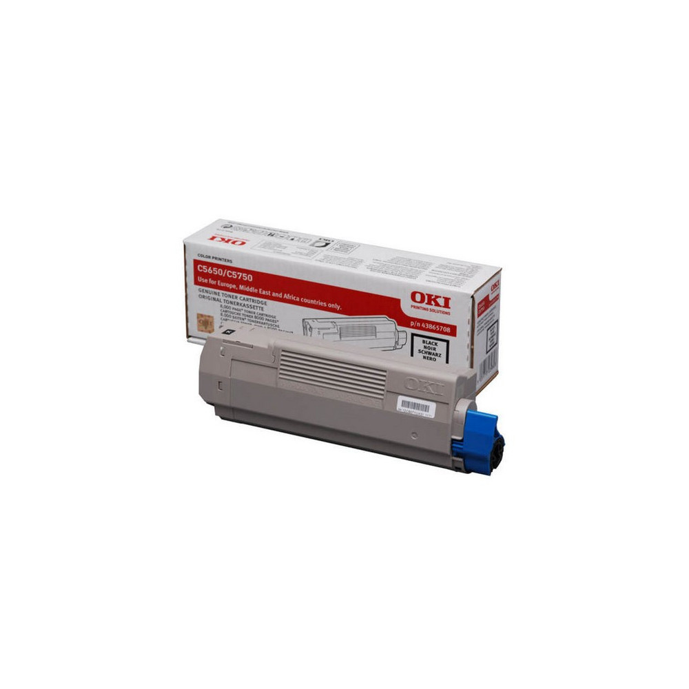 OKI 43865708 Cartouche de toner 1 pièce(s) Original Noir OKI 43865708 Cartouche de toner 1 pièce(s) Original Noir