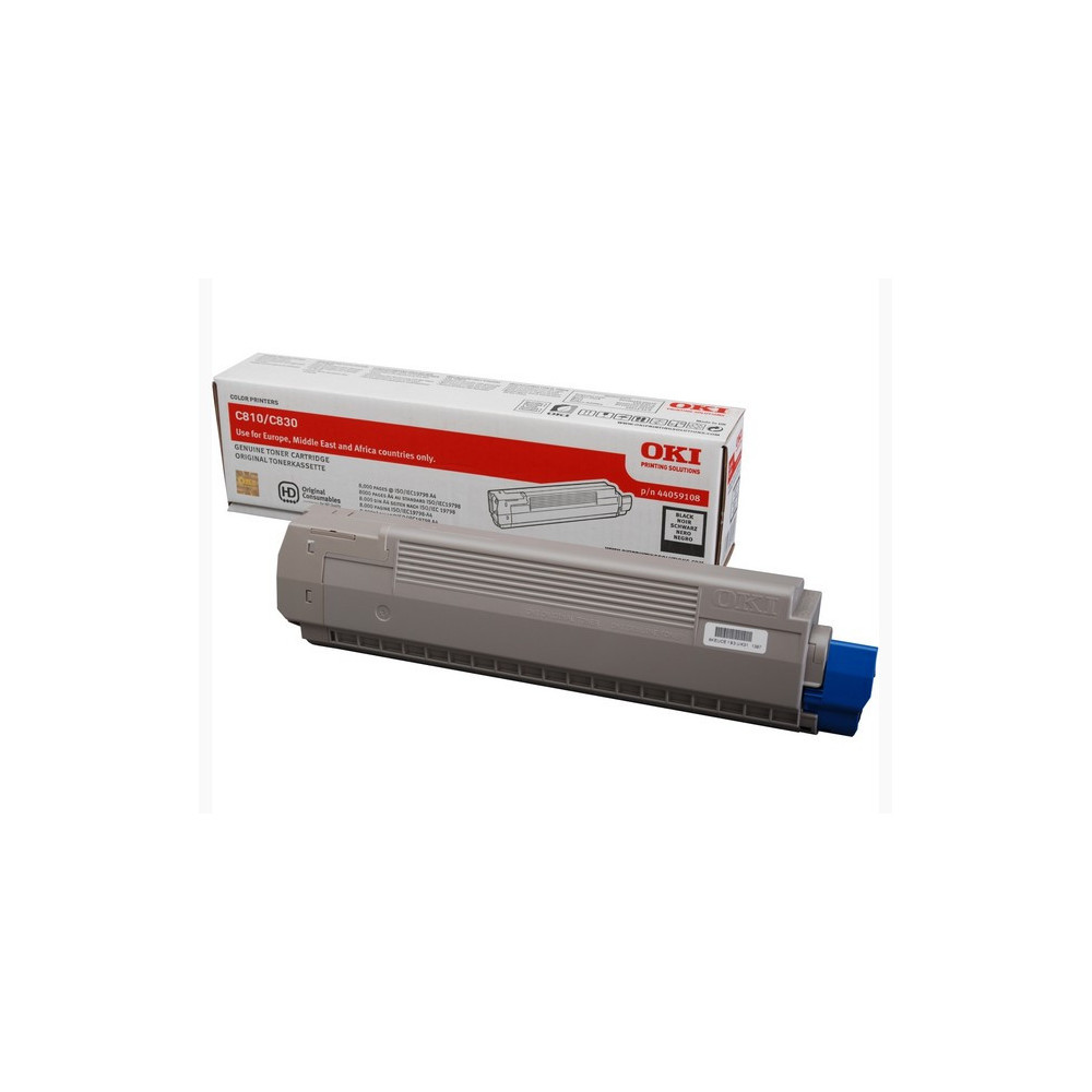 OKI 44059108 Cartouche de toner 1 pièce(s) Original Noir OKI 44059108 Cartouche de toner 1 pièce(s) Original Noir