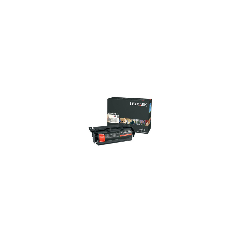 Lexmark X654, X656, X658 Extra High Yield Print Cartridge Cartouche de toner Original Noir Lexmark X654, X656, X658 Extra High Yield Print Cartridge Cartouche de toner Original Noir