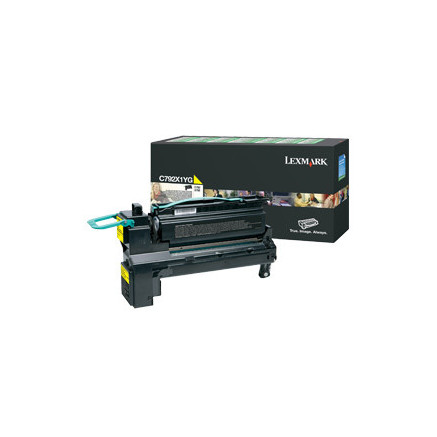 Lexmark C792X1YG Cartouche de toner 1 pièce(s) Original Jaune