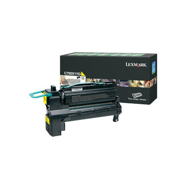 Lexmark C792X1YG Cartouche de toner 1 pièce(s) Original Jaune