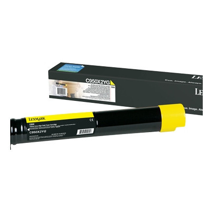 Lexmark C950X2YG Cartouche de toner 1 pièce(s) Original Jaune