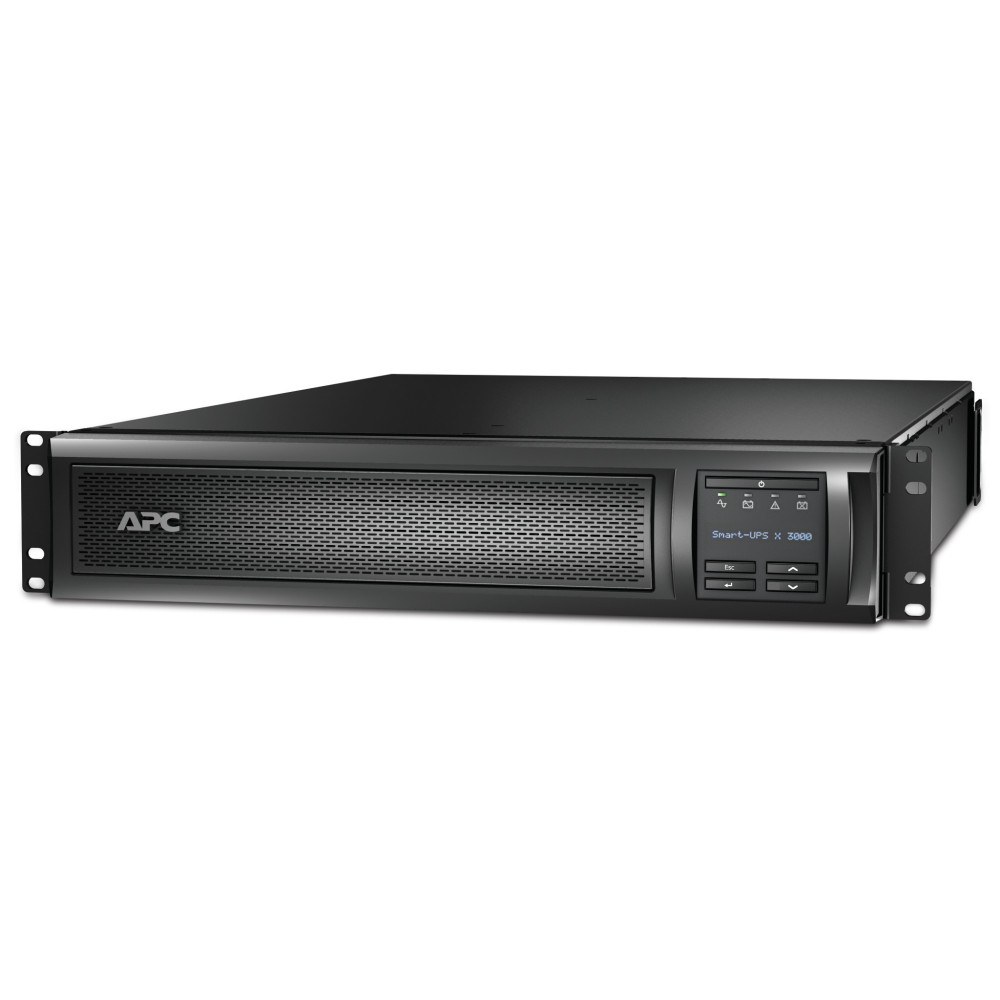 APC Smart-UPS X SMX3000RMHV2U - 3000VA, 8x C13 + 1x C19 sortie, USB, runtime extensible